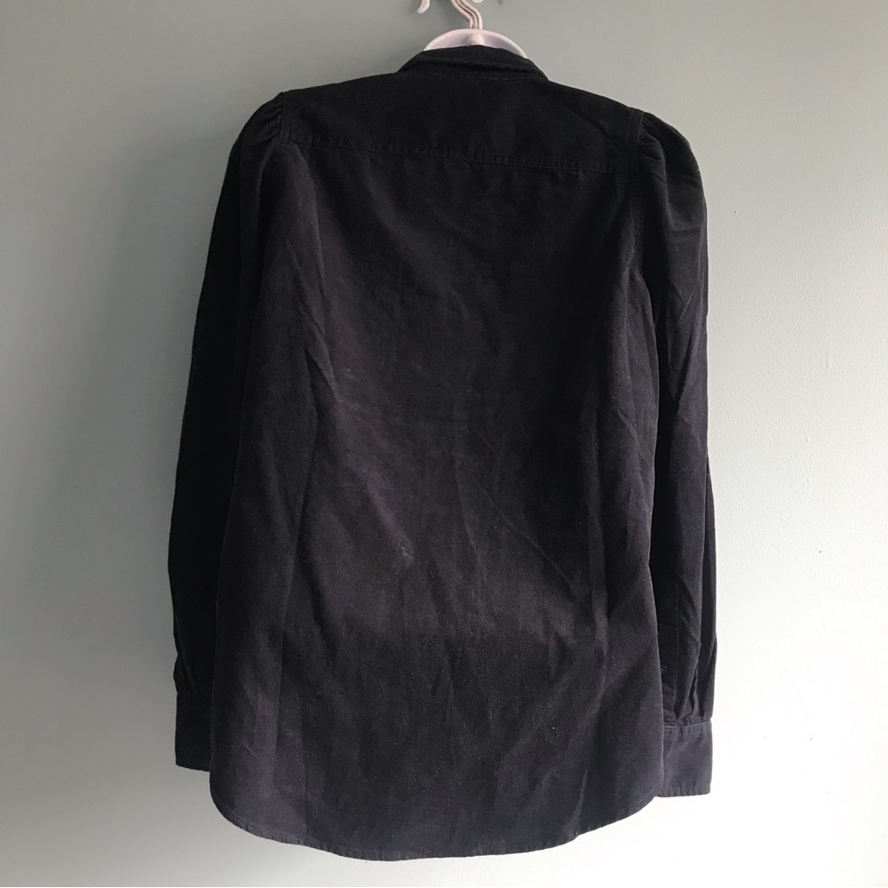 Lauren Ralph Lauren Navy Blue Corduroy Button Down Shirt Size S - Picture 5 of 7